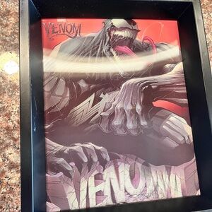 Marvel Venom Poster Framed